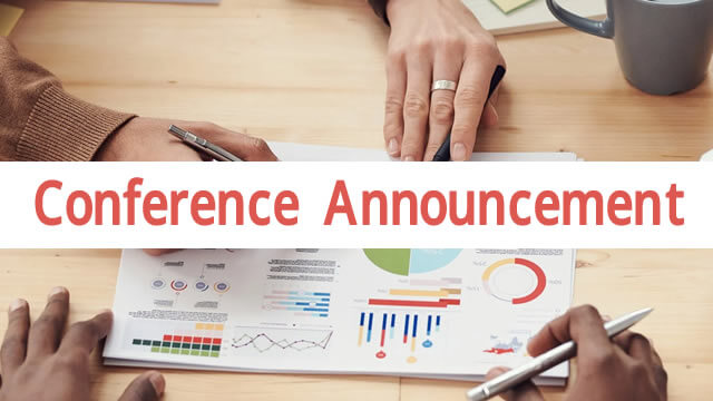 Vertex to Participate in Upcoming Investor Conferences